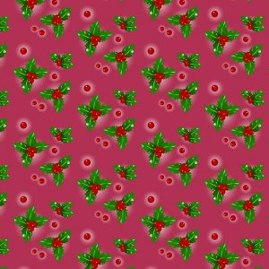 Holly Wrapping Paper