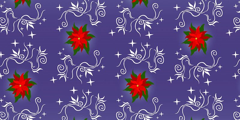 Poinsettia Wrapping Paper